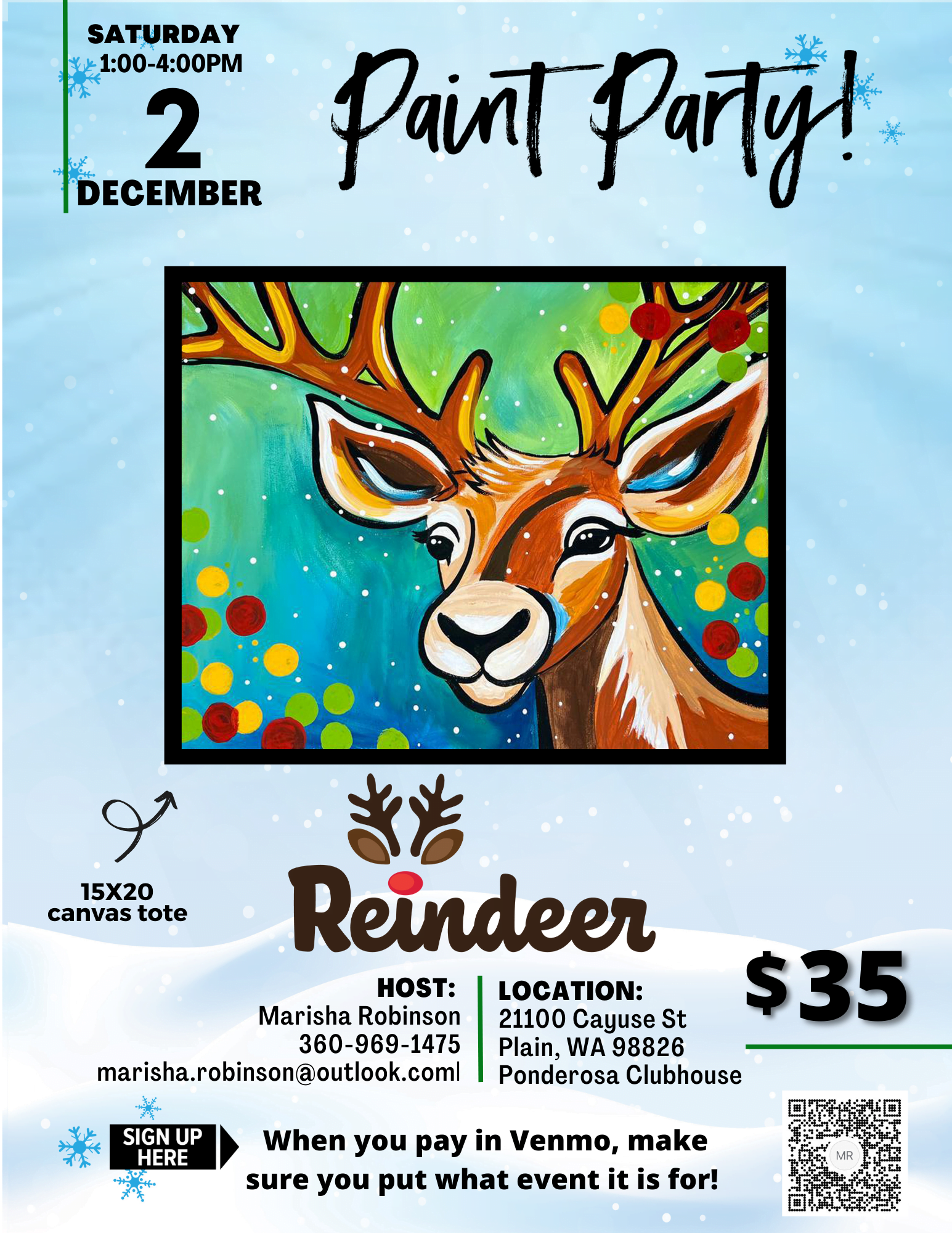 Reindeer paint